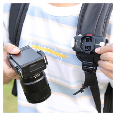 Ulanzi Fast Claw Clip v2 - uchwyt, przykład użycia
